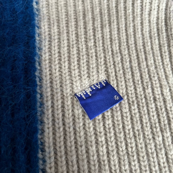 Ader Error Zara Oversized Patchwork Knit Sweater Size Small/Medium - Picture 6 of 7